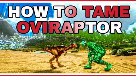 How To Tame Oviraptor Ark Mobile Youtube