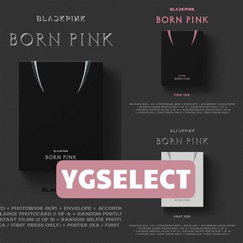 Jual Blackpink 2nd Album Born Pink Box Set Ver Shopee Indonesia