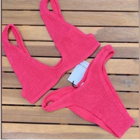 Bond Eye Swim Bondeye Bikini Set Scout Swim Bikini Top And Scene Bikini Bottom Nwt Ribbed Os