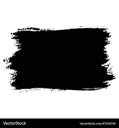 Brush Strokes Brushes Lines Black Paint Royalty Free Vector