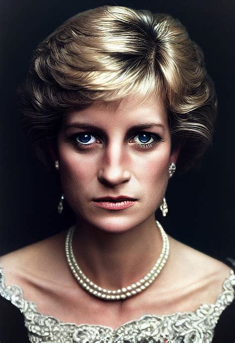 Princess Diana Portrait Painting By Vincent Monozlay Pixels