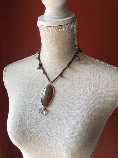 Silpada Jewelry Retired Soursop Leaf Cord Necklace N Etsy