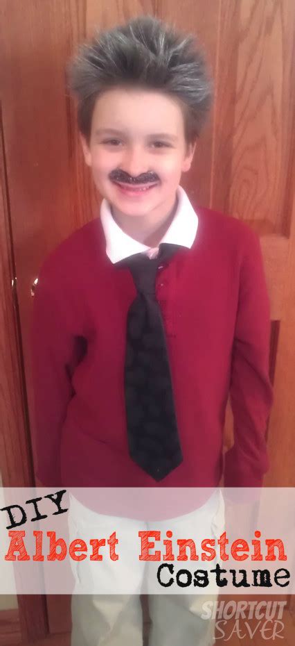 DIY Albert Einstein Costume - Everyday Shortcuts