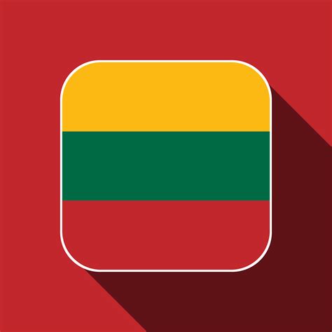 Lithuania flag, official colors. Vector illustration. 11587511 Vector ...