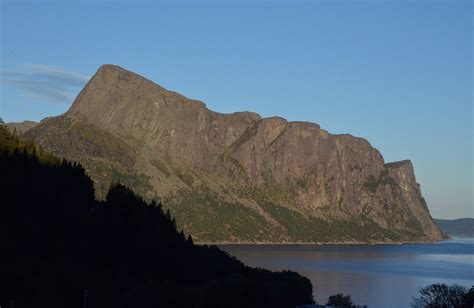 Happy New Year from Hyllestad! With a mountain and a fjord from summer ...