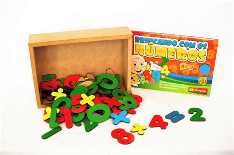 Brincando Os N Meros Brinquedos Educativos Em Madeira