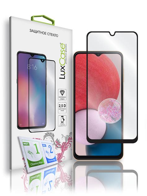Защитное стекло LuxCase для Samsung Galaxy A13 4G, 2.5D, Полноклеевое ...