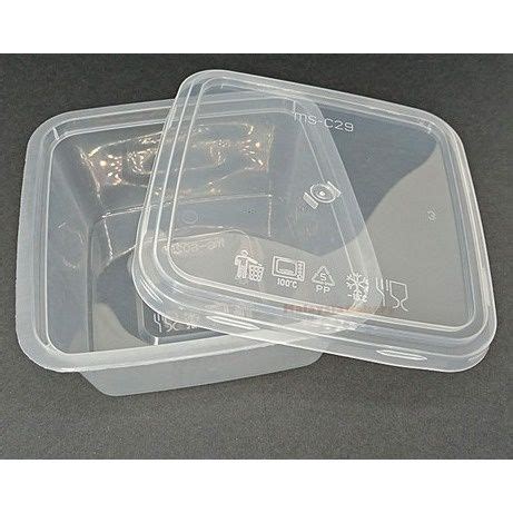 Pp Square Container Pcs Lazada