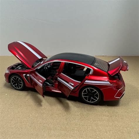 Toys 124 Bmw M8 Mh8 80 Manhart Alloy Car Model Diecast Red Headlight