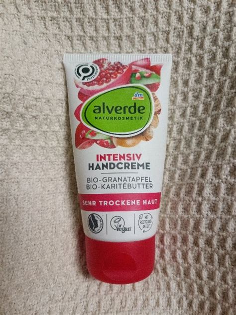 Alverde Intensiv Handcreme Bio Granatapfel Bio Karit Butter Ml