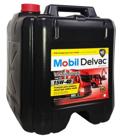 Lubrificante Mobil Motor Delvac Vida Longa W Balde L Trucktudo