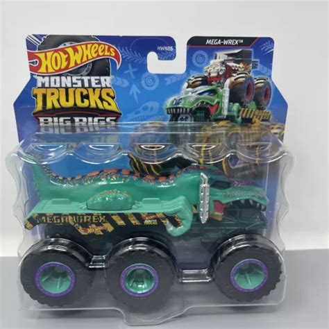 Camion Remorqueur Hot Wheels Monster Trucks Big Rigs Mega Wrex Embl Matique Chelle Moul