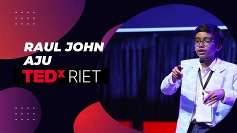 A child prodigy's perspective on AI | Raul John Aju | TEDxRIET - YouTube