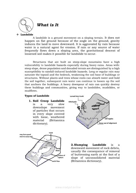 Disaster Readiness And Risk Reduction Quarter 2 Module 1 Geological