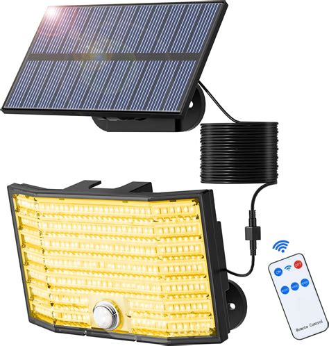 MPJ Solarlampen für Außen 106 LED Solarleuchte Aussen mit