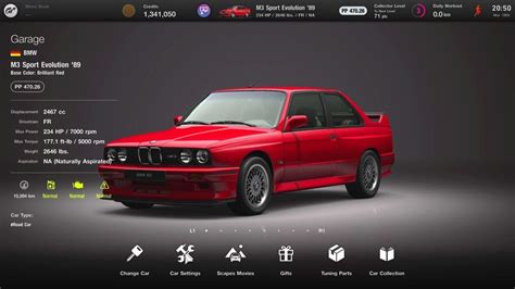 My First Car Feat Bmw M3 Sport Evolution 89 Gran Turismo 7 Youtube