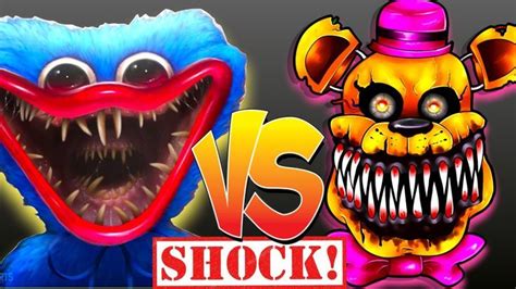 Freddy VS Huggy Wuggy Who Will Win Fnaf Security Breach Poppy