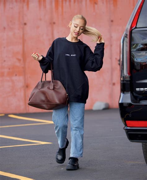 What Is Ariana Grandes Sweatshirt Trying To Tell Us Vogue