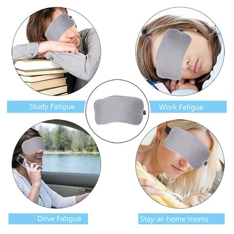 Hot And Cold Compress Massager Eye Mask Usb Portable Four Speed Electric Eye Massager With Heat