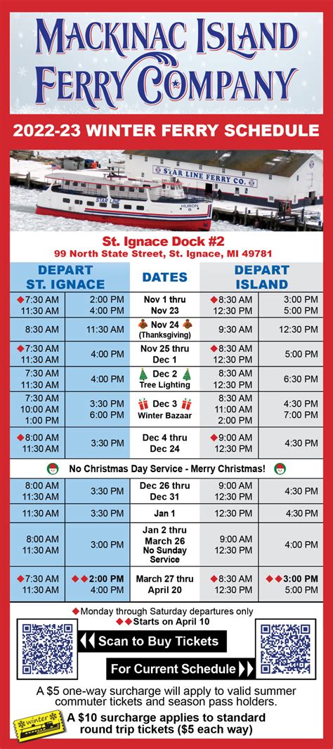 Mackinac Island Ferry Schedule 2024 - michelin carte