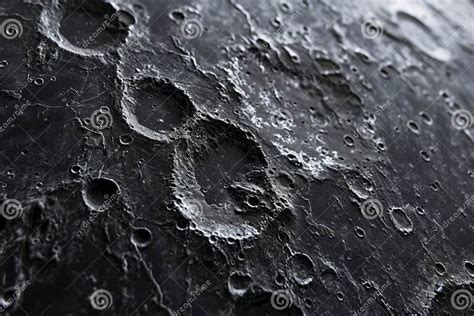 This Close Up Photo Showcases The Detailed Surface Of A Moon Macro