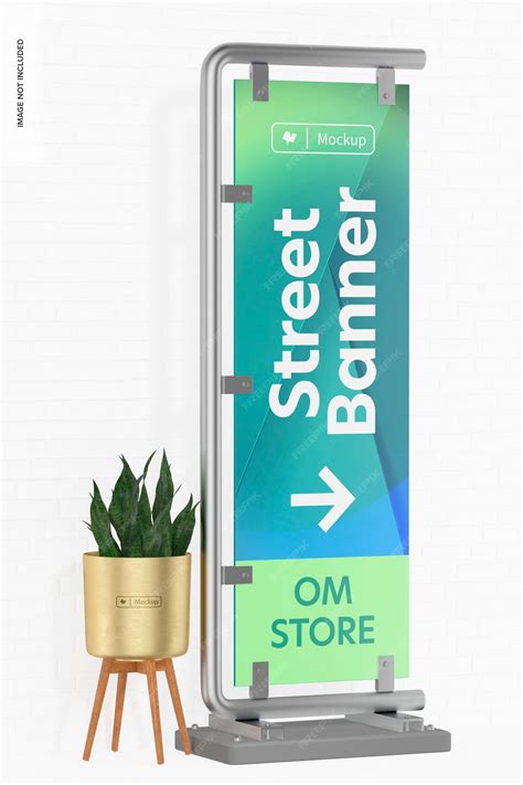 Premium Psd Street Banner Mockup