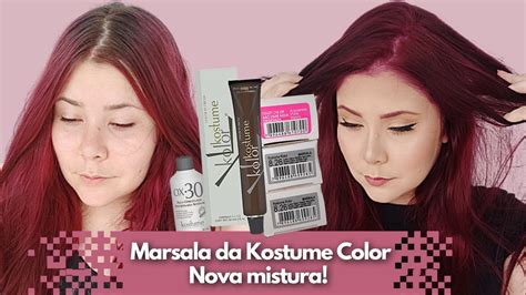 Cabelo Marsala Da Kostume Color Nova Mistura A Crazy Color