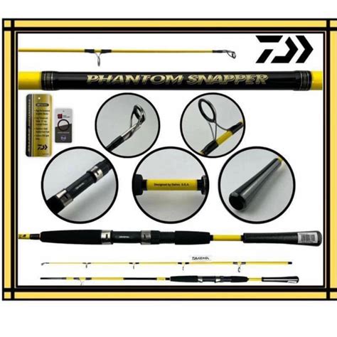 Jual Joran Popping DAIWA Phantom Snapper Full Fuji Surf Casting 702