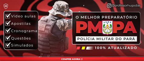 CURSO PREPARATÓRIO PARA POLÍCIA MILITAR DO PARÁ PMPA