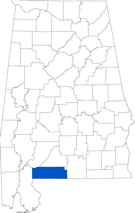 Escambia County Map - Encyclopedia of Alabama