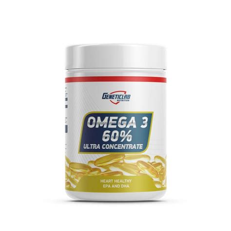 Geneticlab Nutrition Omega 3 60% Ultra Concentrate (90 caps) - Sport ...