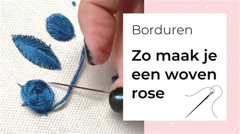 Leren Borduren 8 Zo Maak Je Een Woven Rose Houtje Touwtje