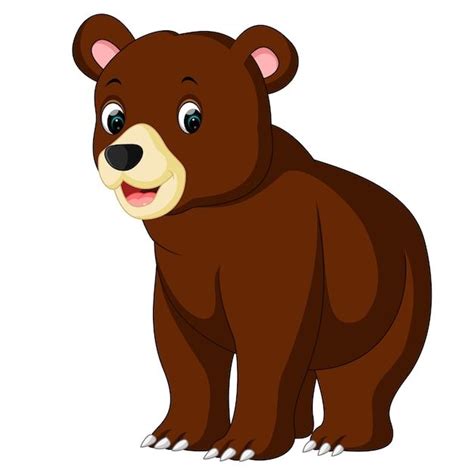 Oso De Dibujos Animados Vector Premium Bear Cartoon Animated