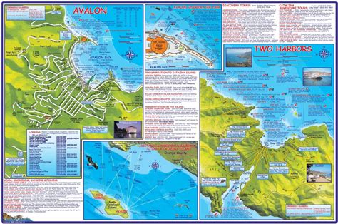 Santa Catalina Island Laminated Wall Map - Etsy