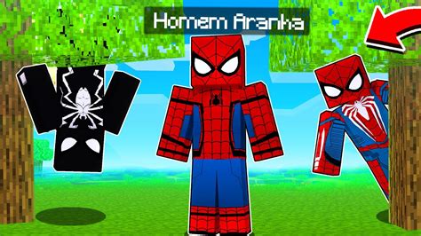 Esconde Esconde Do Homem Aranha No Minecraft Aranha Verso P Dru