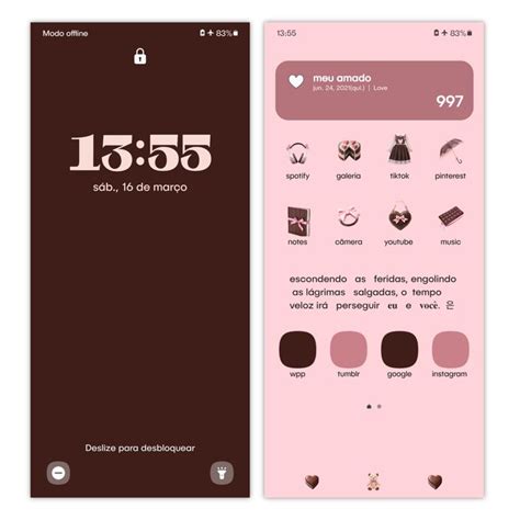 personalização samsung em 2024 Ideias de organização Layout celular