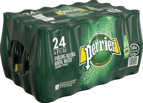 Вода газированная Perrier минеральная, 24 шт х 0,5 л (перье) - купить с ...