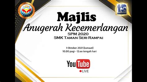 Majlis Anugerah Kecemerlangan Spm Youtube