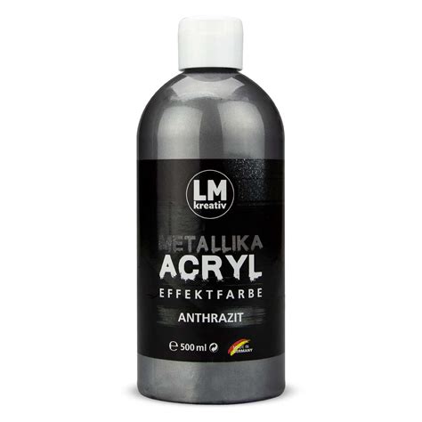 Metallika 500 ml - Anthrazit - LM Kreativ