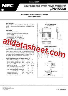 UPA1556AH 데이터시트(PDF) - NEC