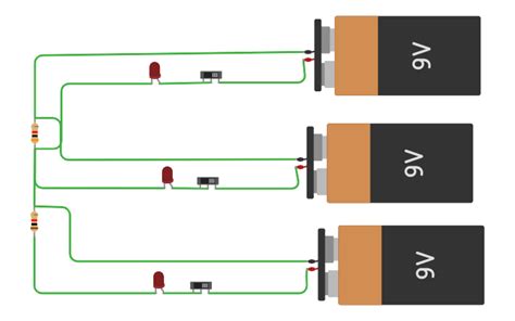 Circuit Design Parallel Circuit 4 Tinkercad