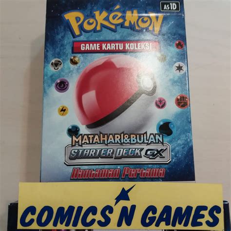 Jual Pokemon Tcg Indonesia Starter Deck Gx Matahari Bulan Hantaman