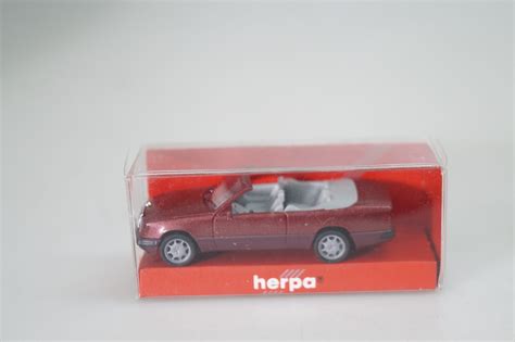 1 87 Herpa 031127 MB 300 CE Cabrio Rot Met Neu Gearontologist