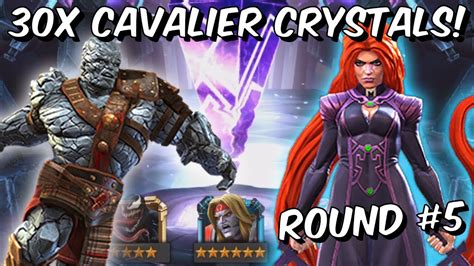 30x 6 Star Cavalier Crystal Opening Round 5 7k Likes Smashed Marvel Contest Of