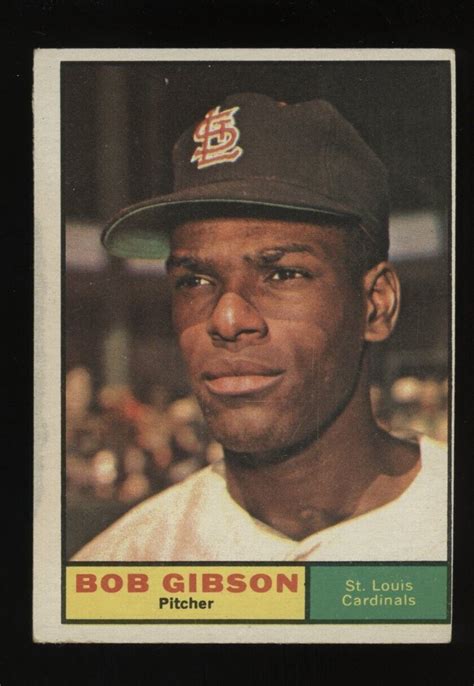 Topps Bob Gibson St Louis Cardinals Hof Ebay