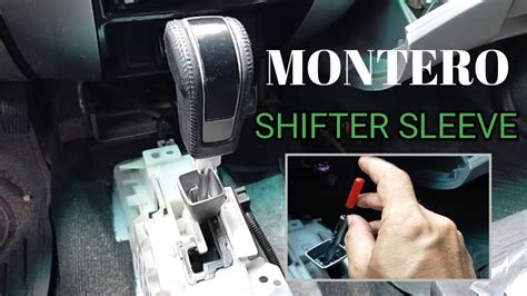 Shifter Sleeve Replace Montero Sport Youtube