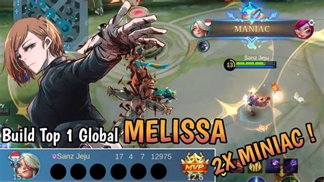 BUILD MELISSA MEMATIKAN 2X MINIAC MELISSA BEST BUILD 2023 Mobile