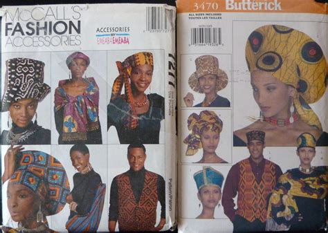 Sewing Patterns African Fashion Headwear And Accessories Etsy