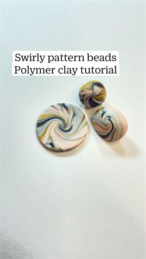 Swirly Pattern Beads Polymer Clay Tutorial Studiodesol Artofit