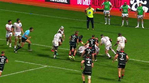 TOP 14 Essai De Theo NTAMACK ST Stade Toulousain Union Bordeaux